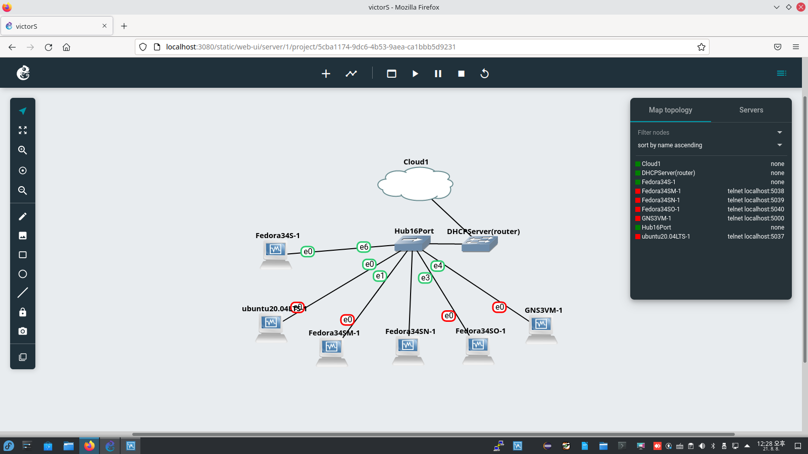 gns3 web